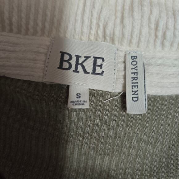 BKE Oversized Colorblock Zip Up Shacket Size Small - Picture 4 of 6